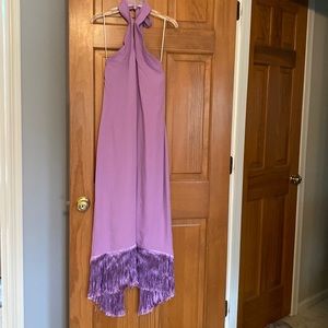 FRINGE! Halter dress